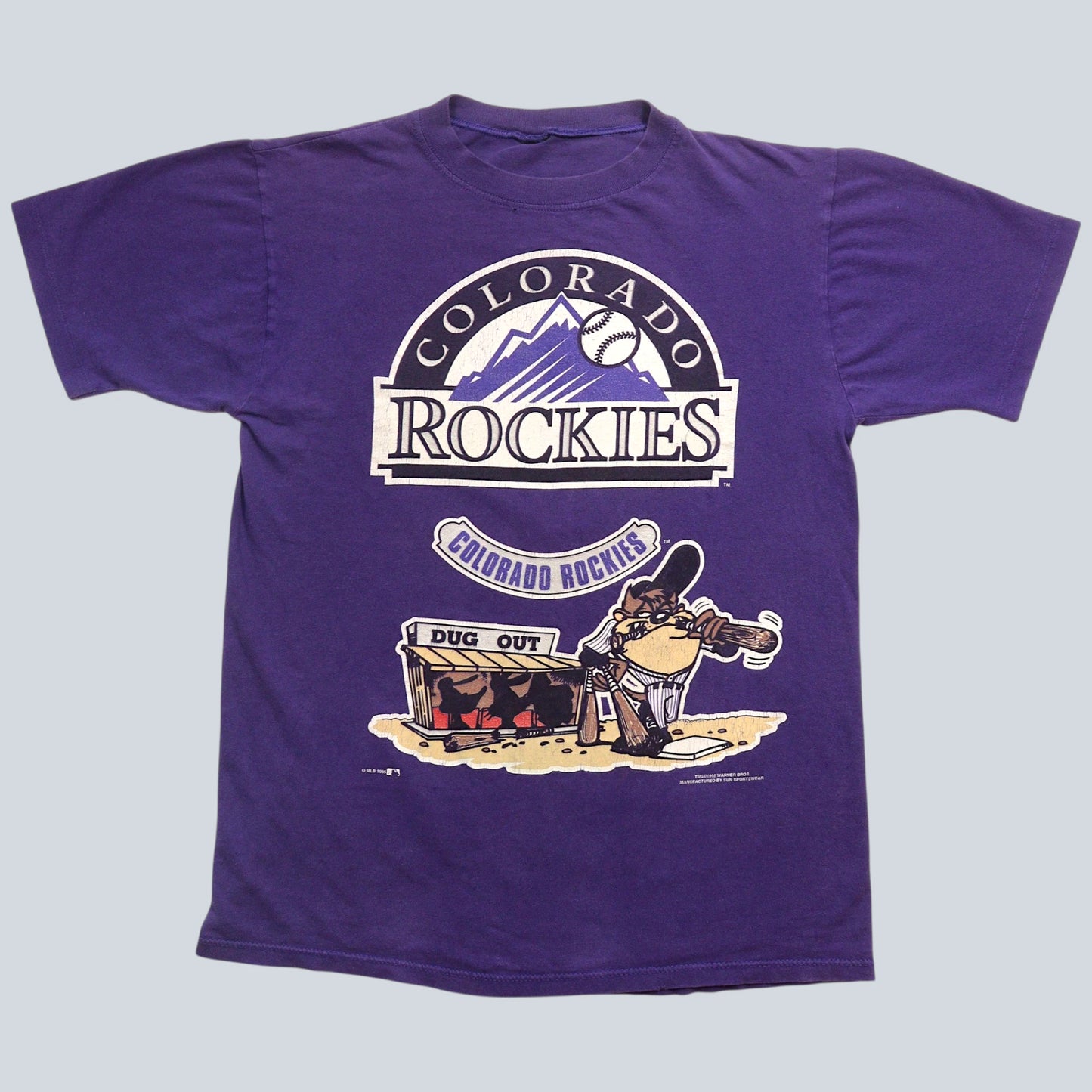 95s COLORADO ROCKIES × Tasmanian Devil T-Shirt