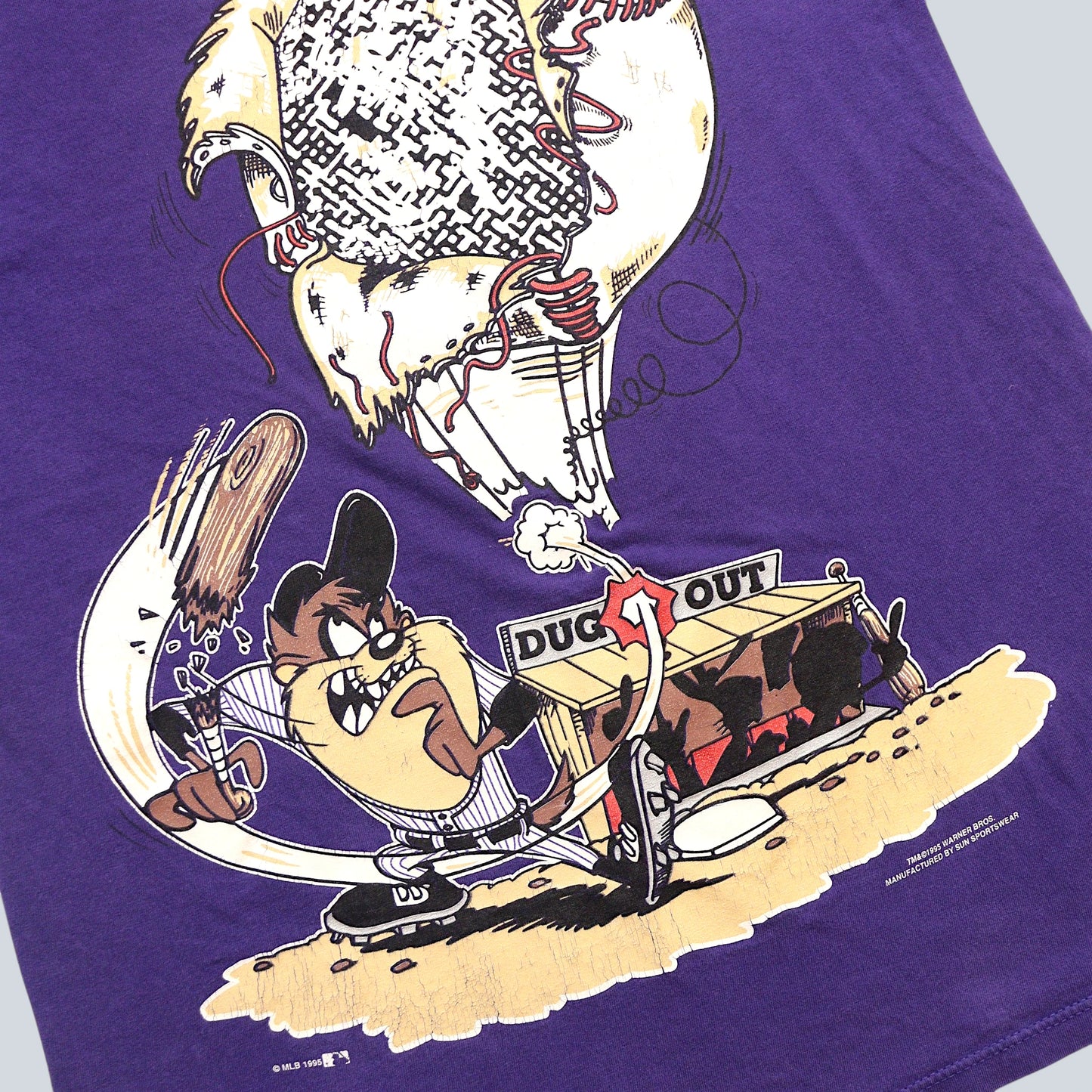 95s COLORADO ROCKIES × Tasmanian Devil T-Shirt