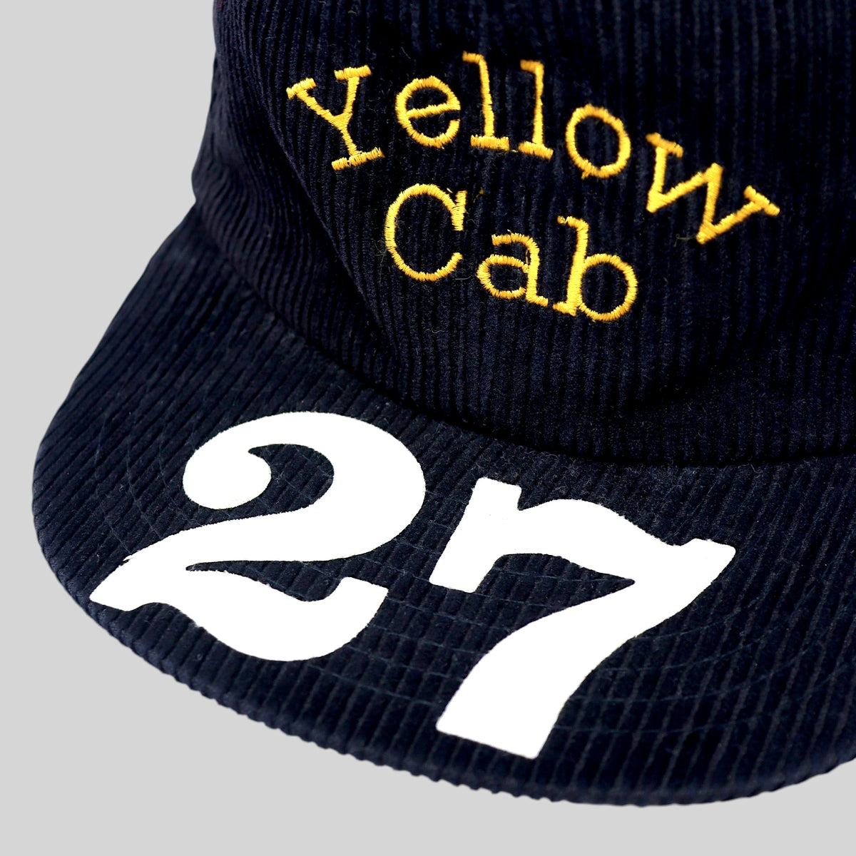 80s-90s Yellow Cab Corduroy Cap