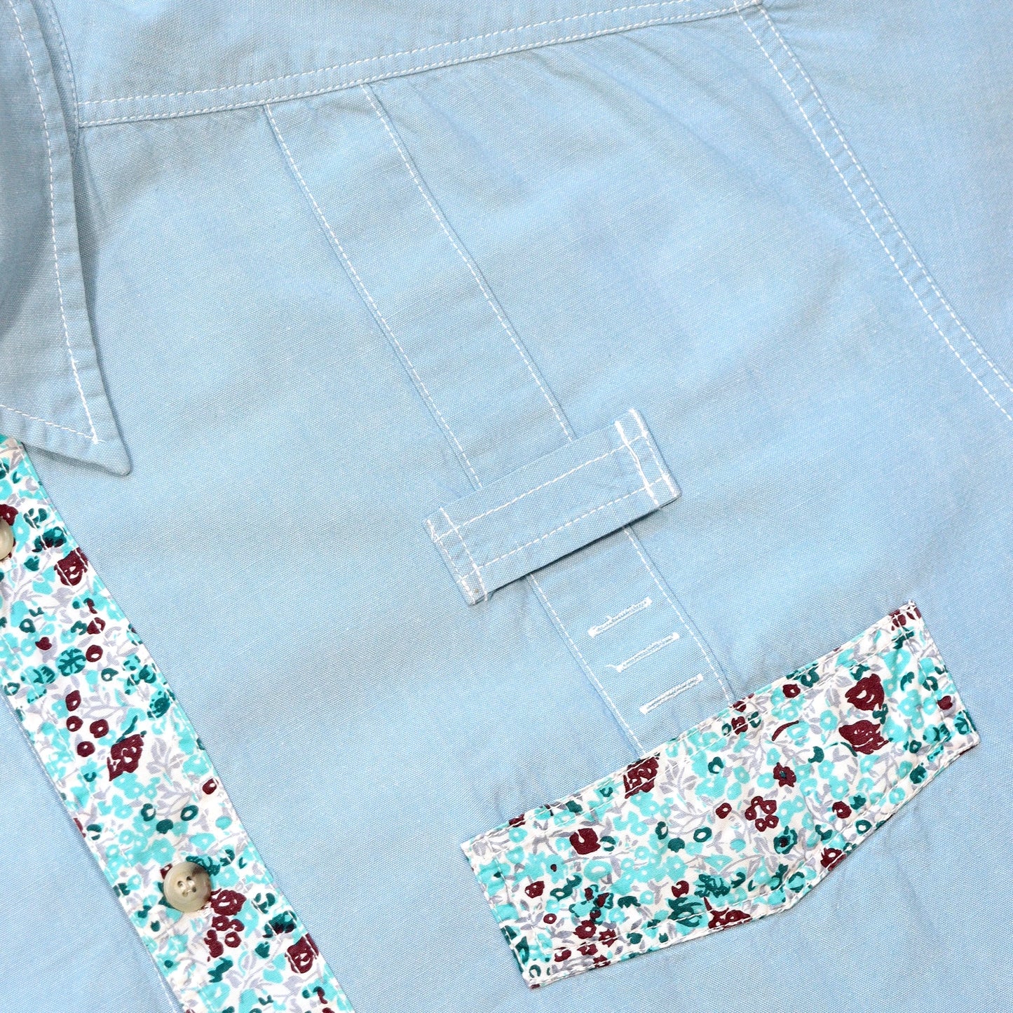 90s Floral Detail Shirt