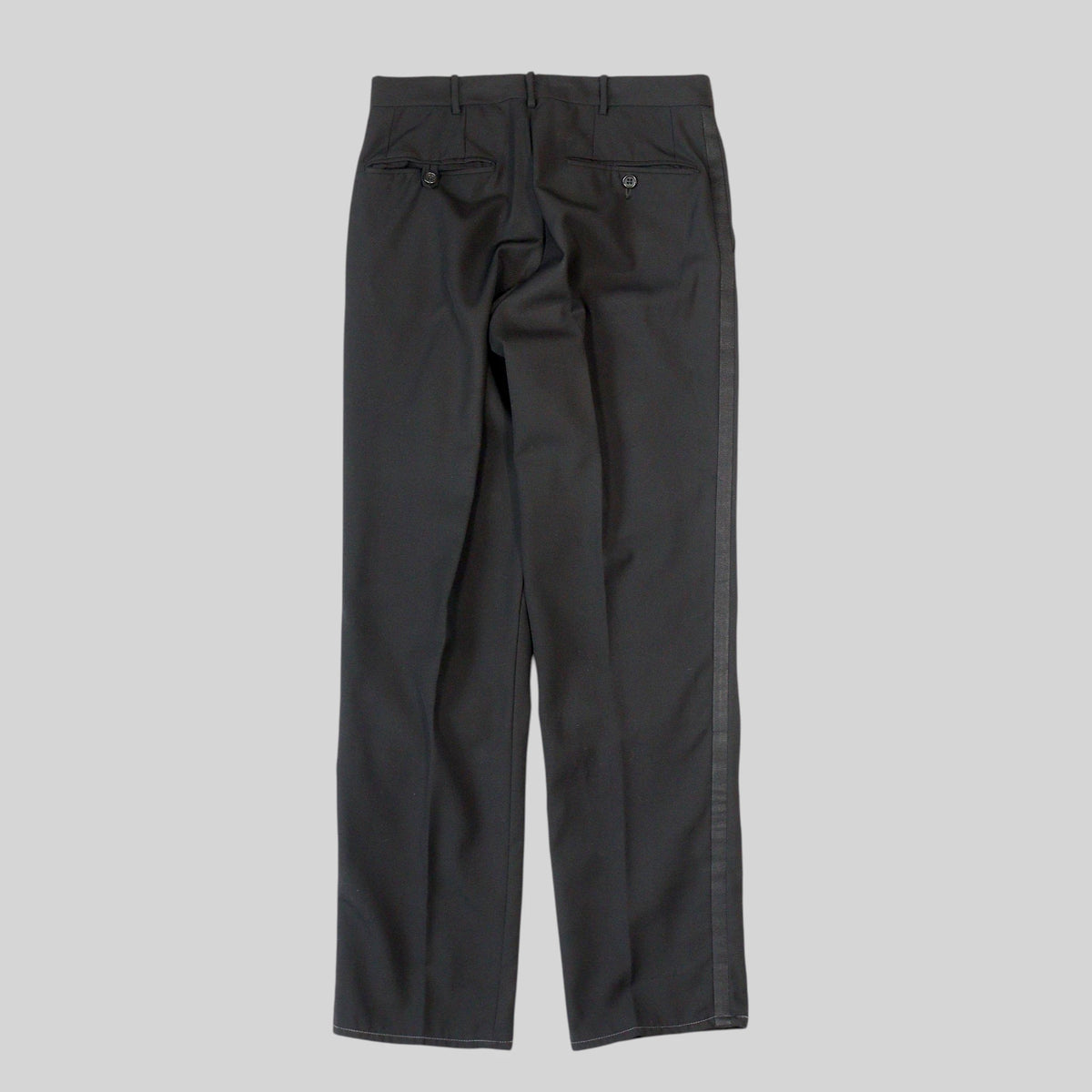 90s Tuxedo Virgin Wool Trousers / Made in ITALY