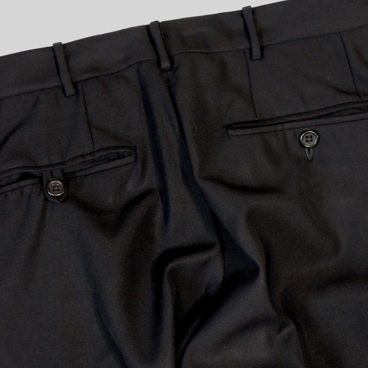 90s Tuxedo Virgin Wool Trousers / Made in ITALY