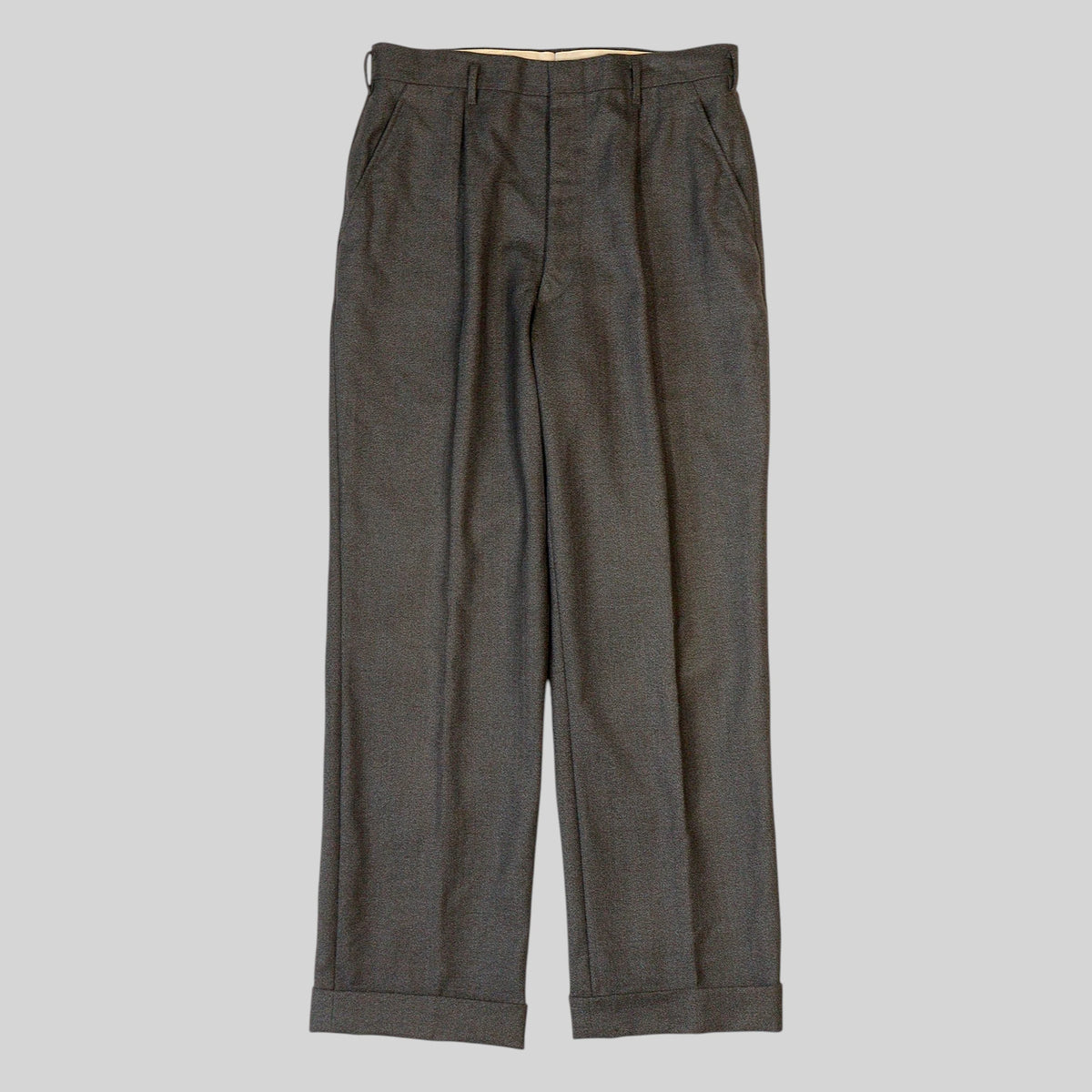 70s-80s 2-Tuck Trousers