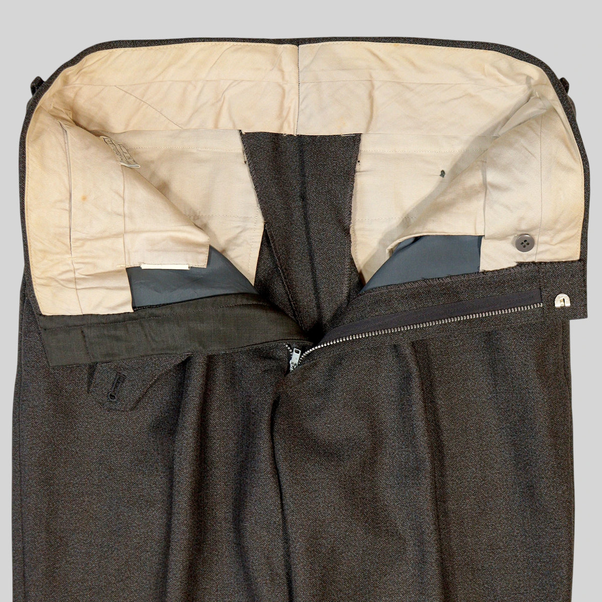 70s-80s 2-Tuck Trousers