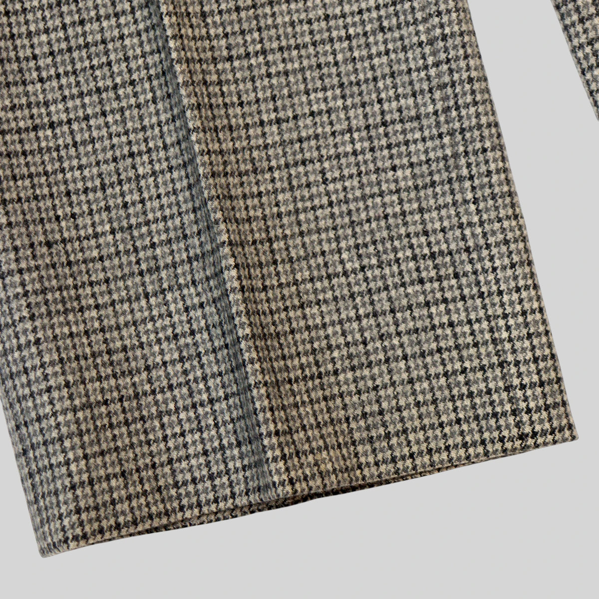 80s-90s Glen Check Wool Trousers