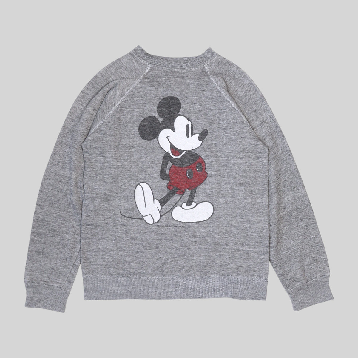 70s-80s Mickey Mouse Sweatshirt / Made in USA