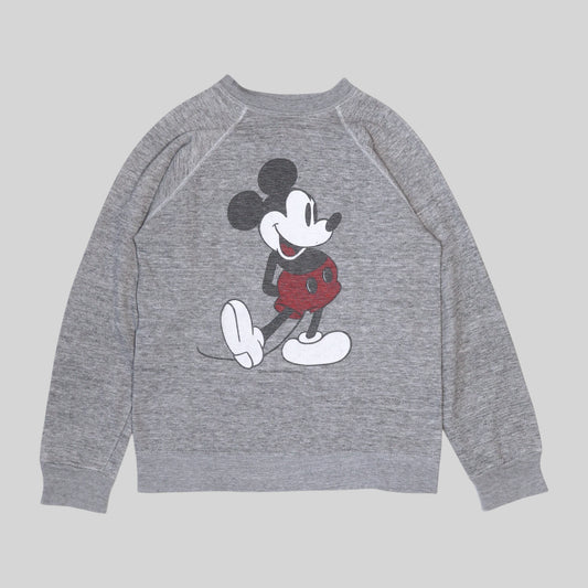 70s-80s Mickey Mouse Sweatshirt / Made in USA