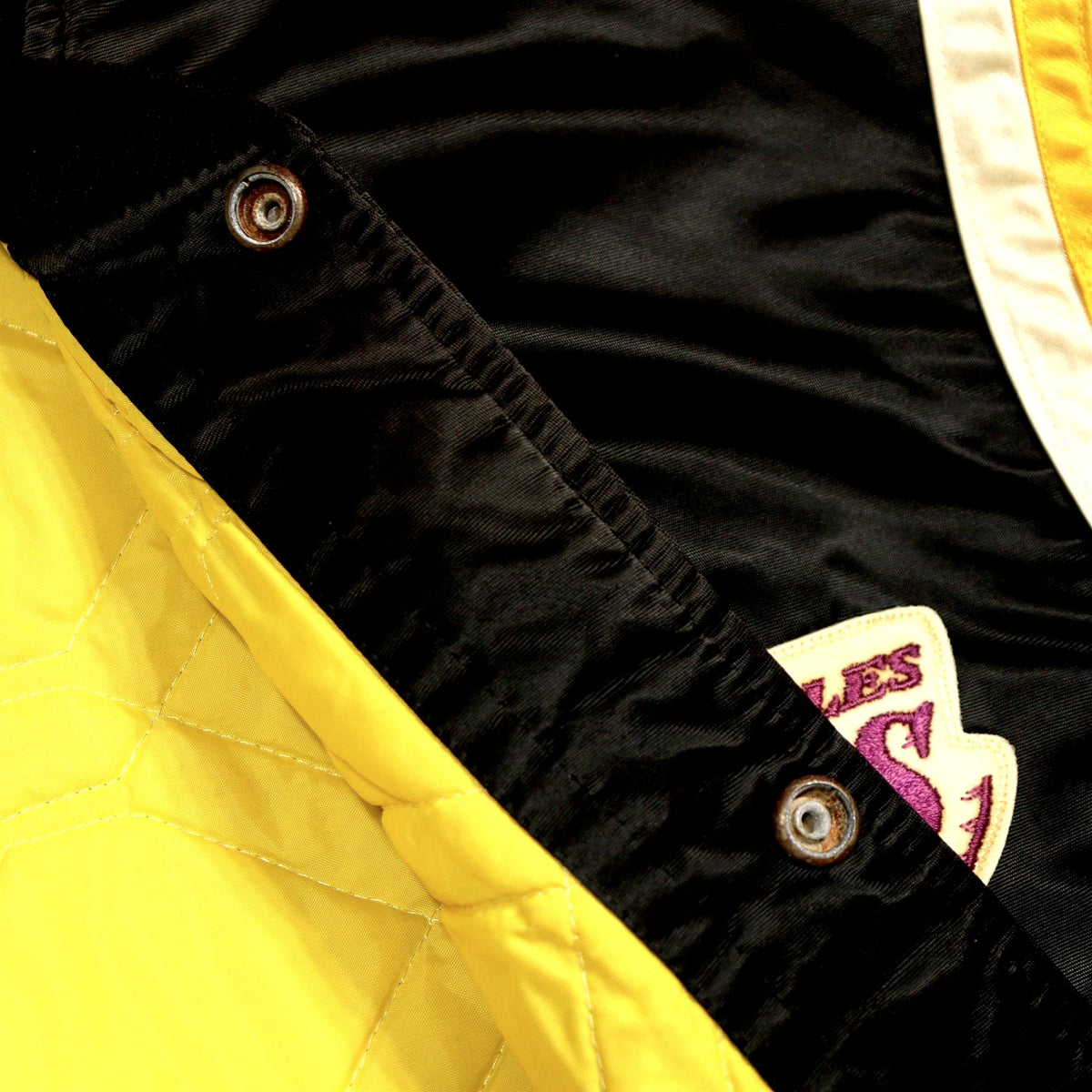 80s–90s Los Angeles Satin Varsity Jacket / Made in USA