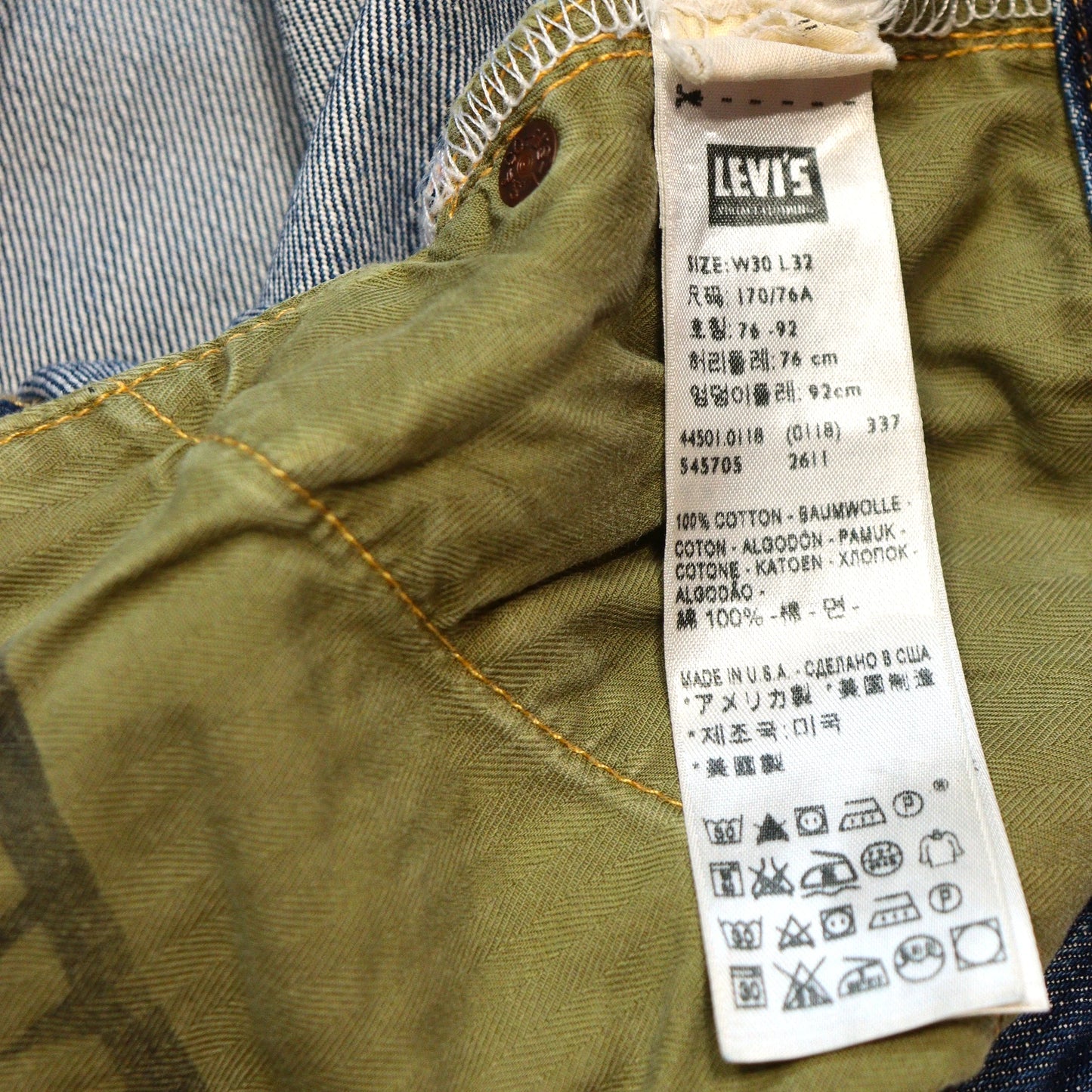 2011 "1944 S501XX" / Made in USA