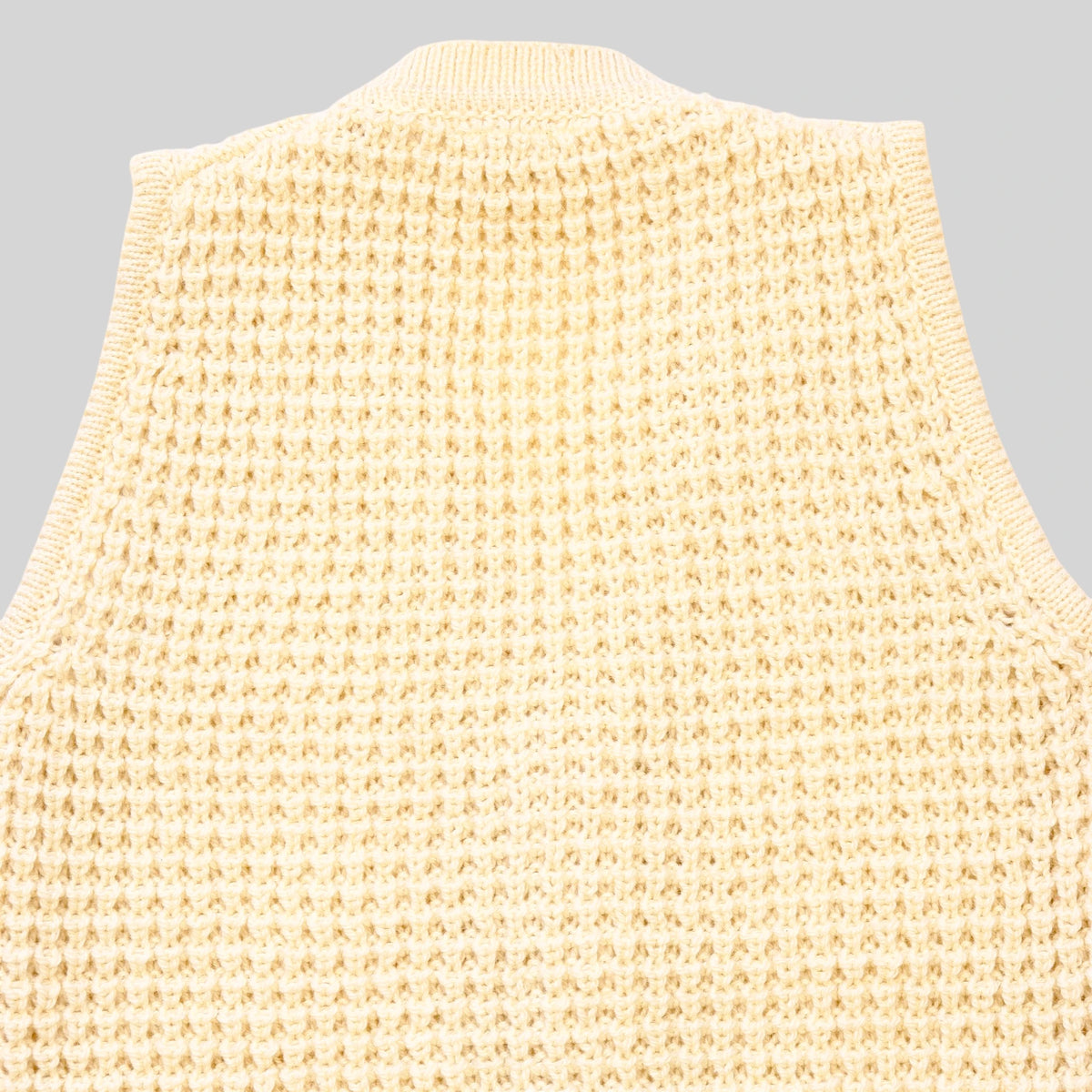 80s-90s Aran Knit Vest / Made in IRELAND
