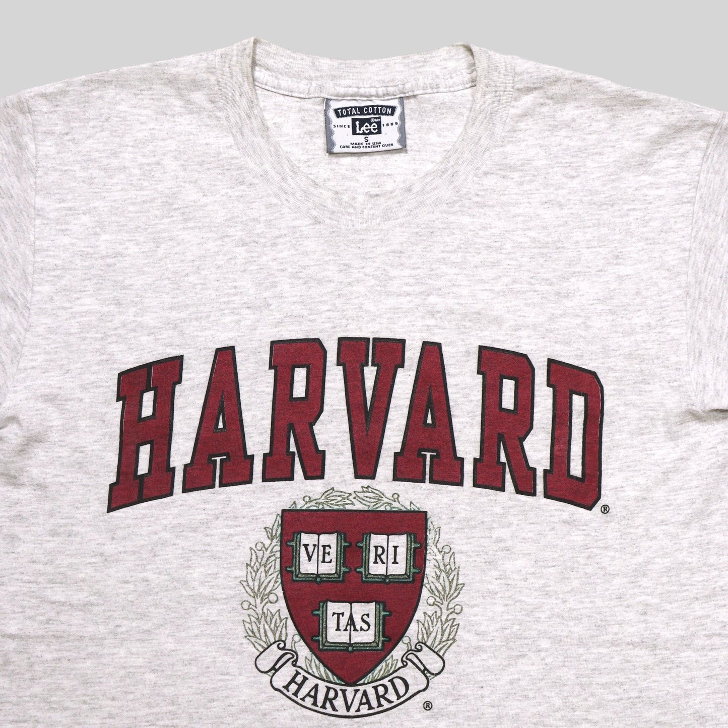 90s Harvard Print T-Shirt / Made in USA