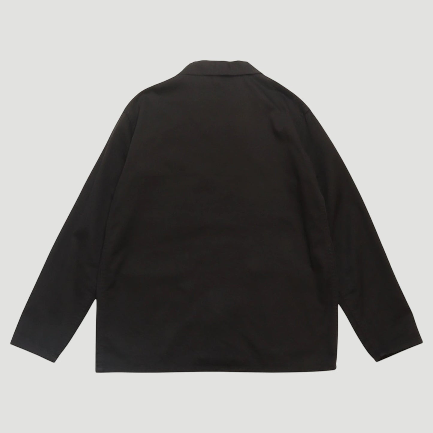 Part Threeの黒のコットンツイルワークジャケット。イタリア製。CEマーク付き。サイズ44（メンズS相当）。